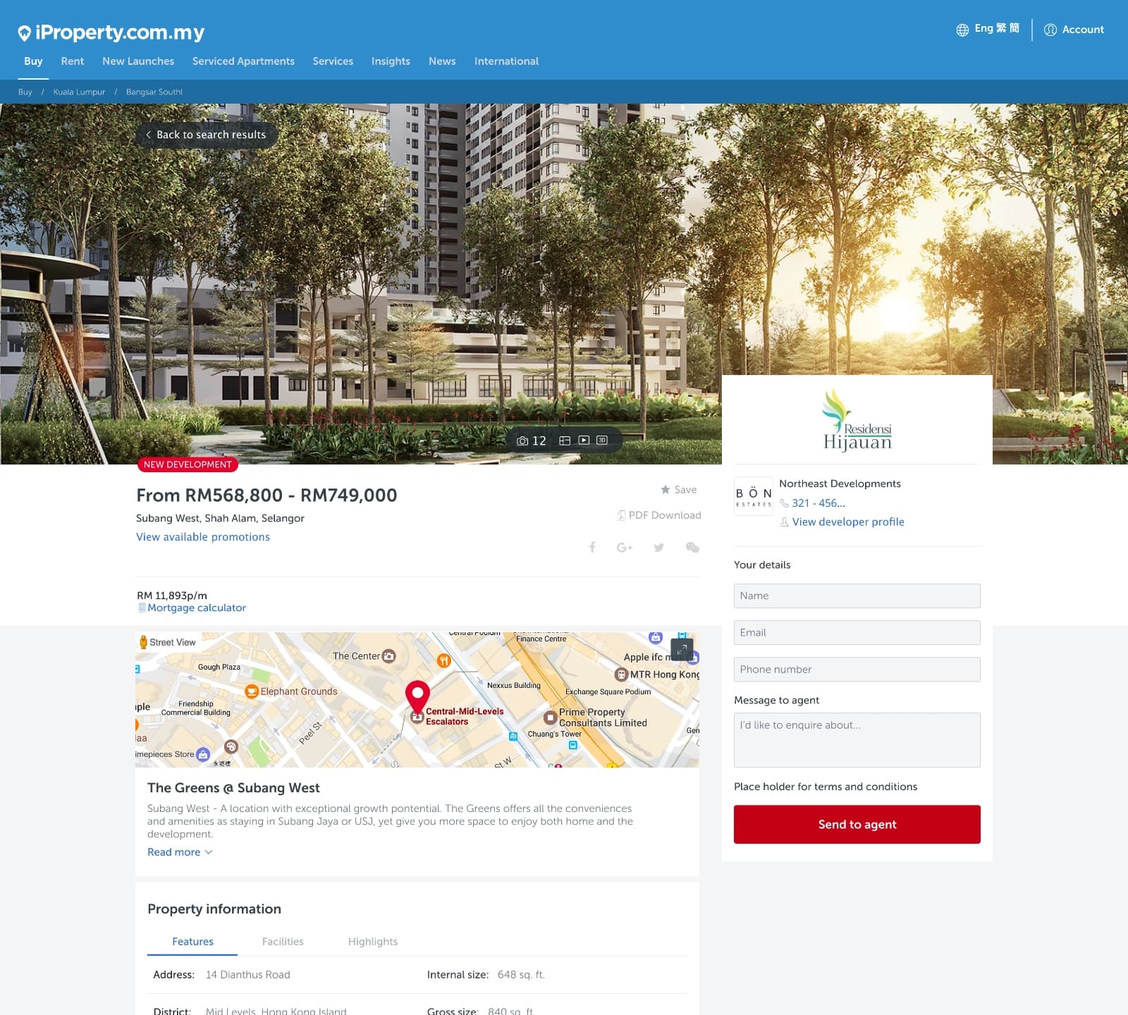 iProperty Malaysia Project Page