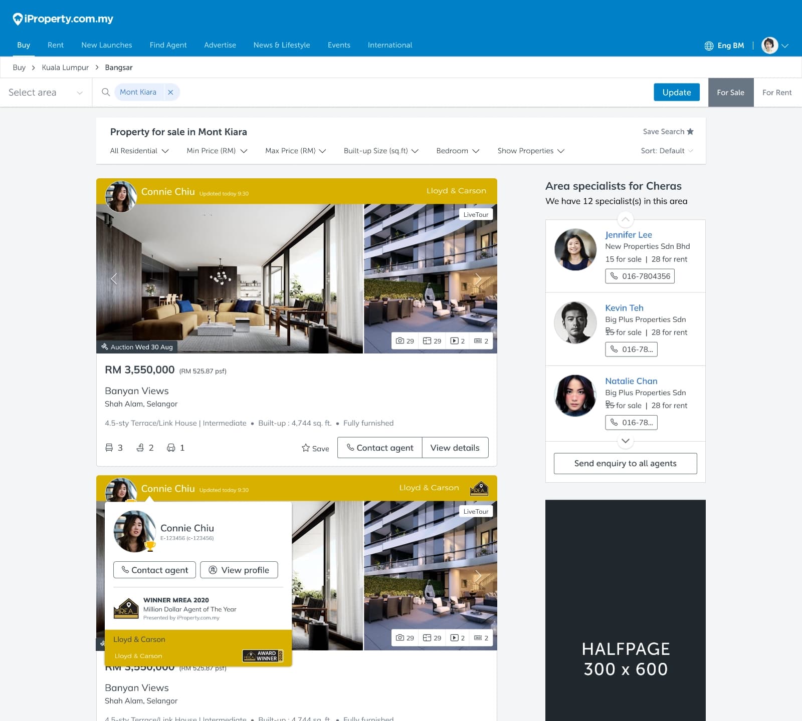 iProperty Malaysia Project Search
