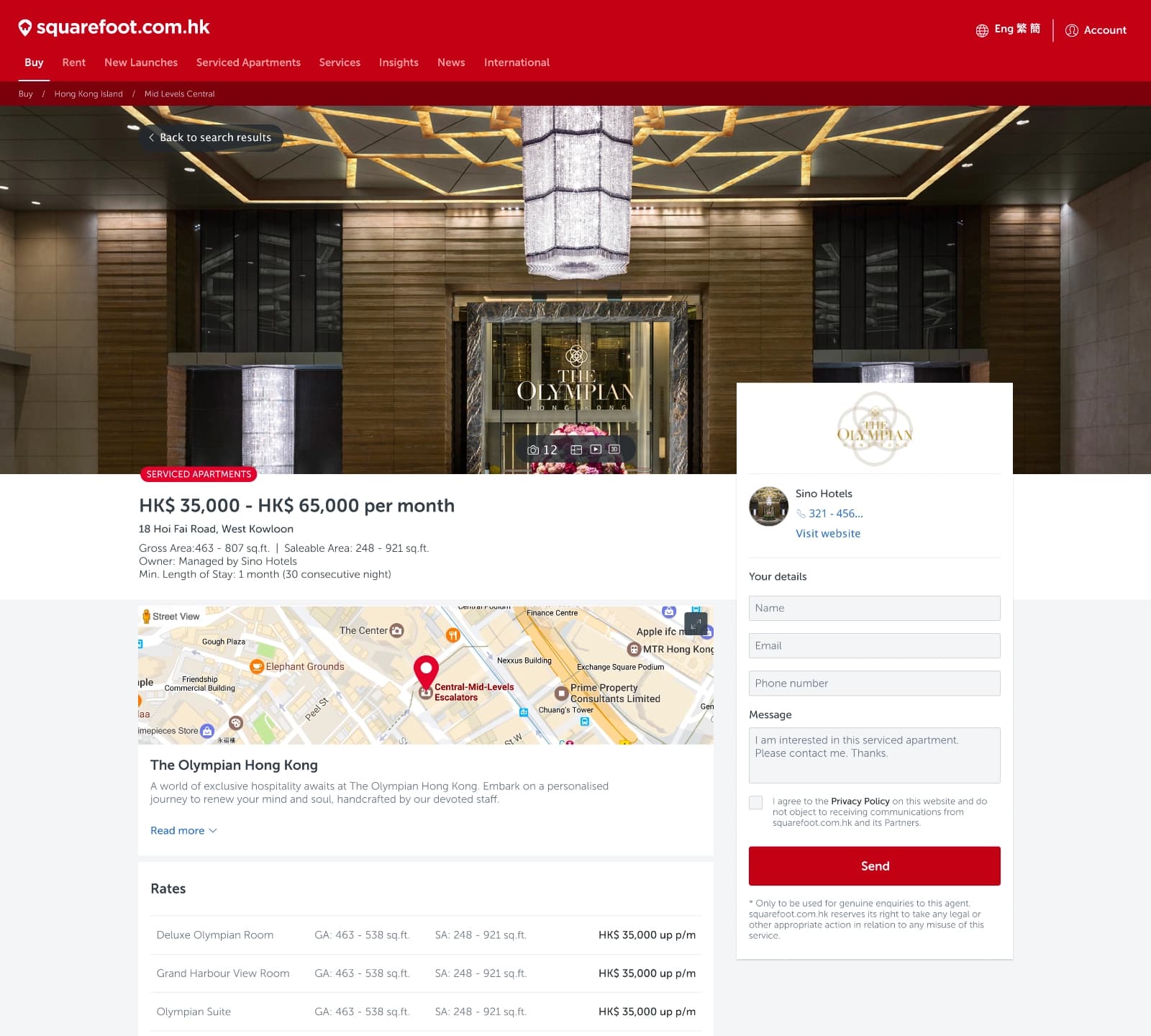 Squarefoot Hong Kong Project Search